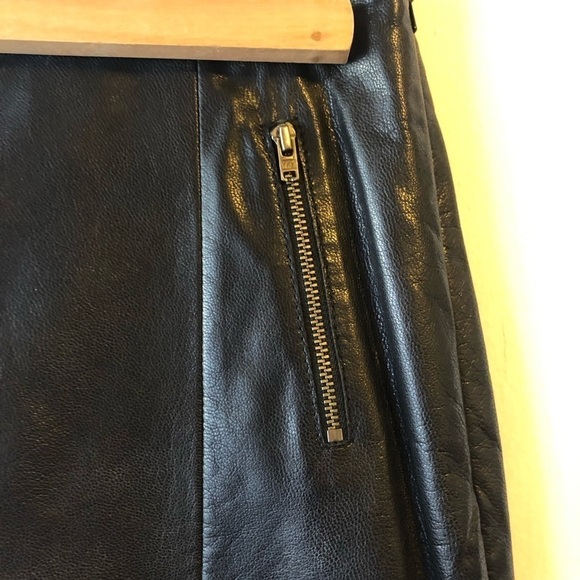 𝅺halogen Leather Pencil Shirt - Picture 4 of 7